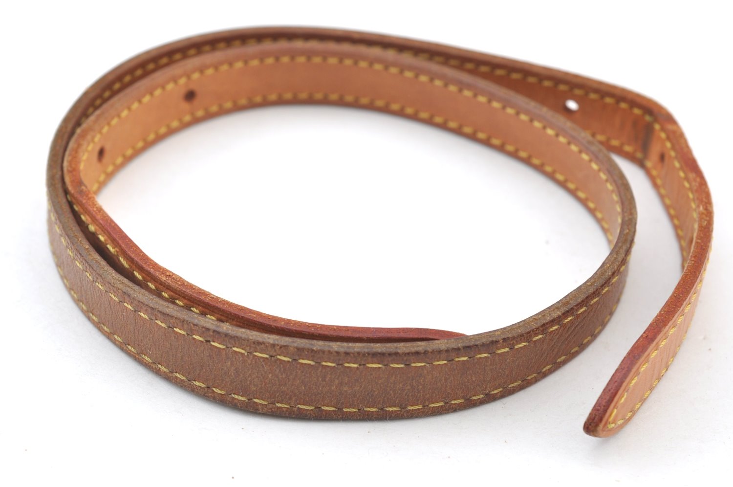 Authentic Louis Vuitton Leather Shoulder Strap For Bucket PM 27.6