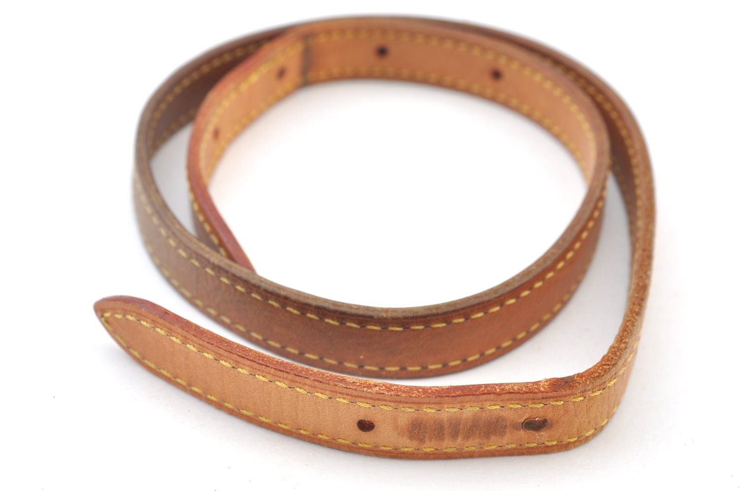 Authentic Louis Vuitton Leather Shoulder Strap For Bucket PM 27.6