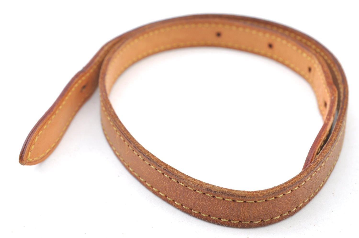 Authentic Louis Vuitton Leather Shoulder Strap For Bucket PM 27.6