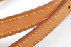 Authentic Louis Vuitton Leather Shoulder Strap For Bucket PM 27.6" Beige K8608