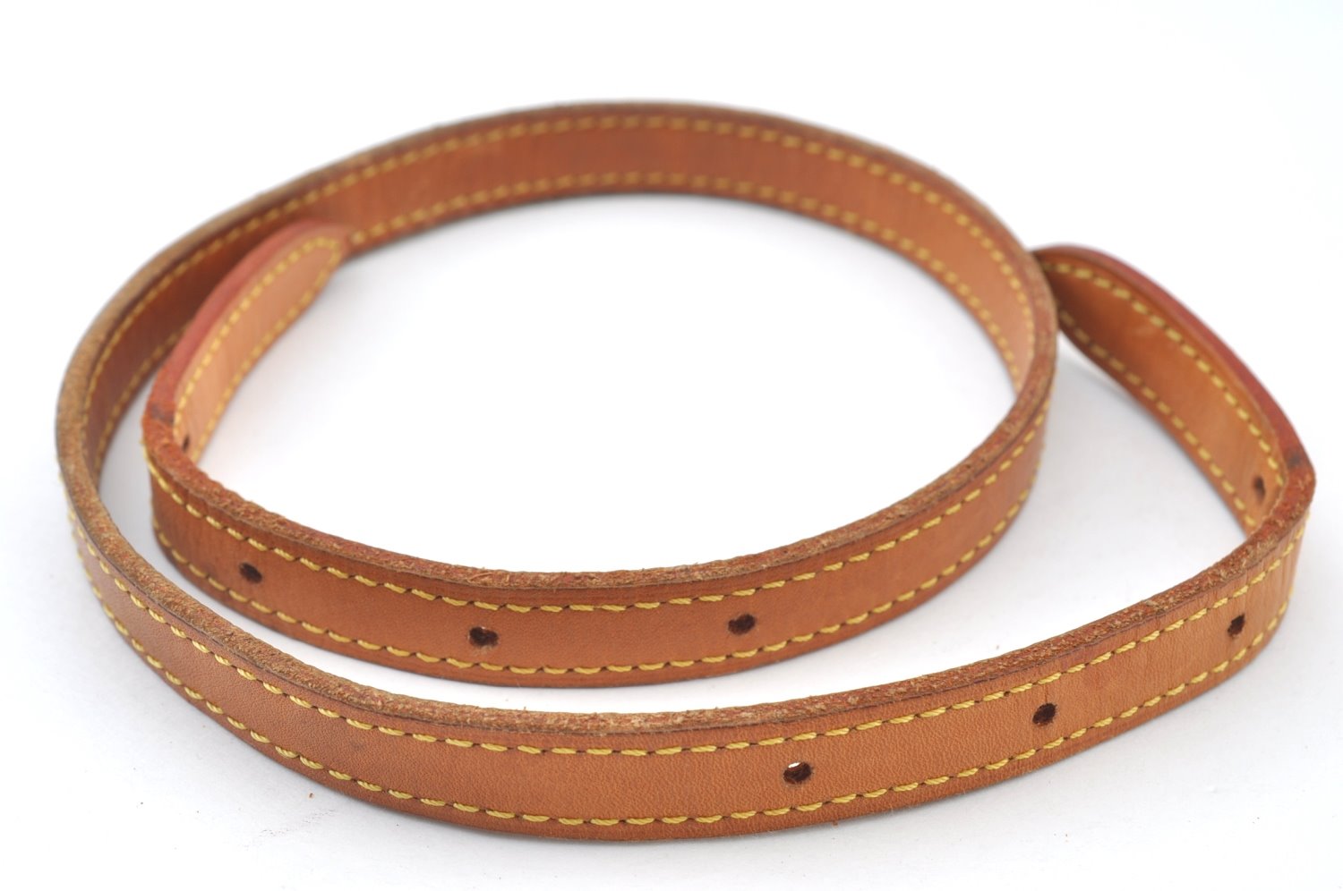 Authentic Louis Vuitton Leather Shoulder Strap For Bucket PM 27.6