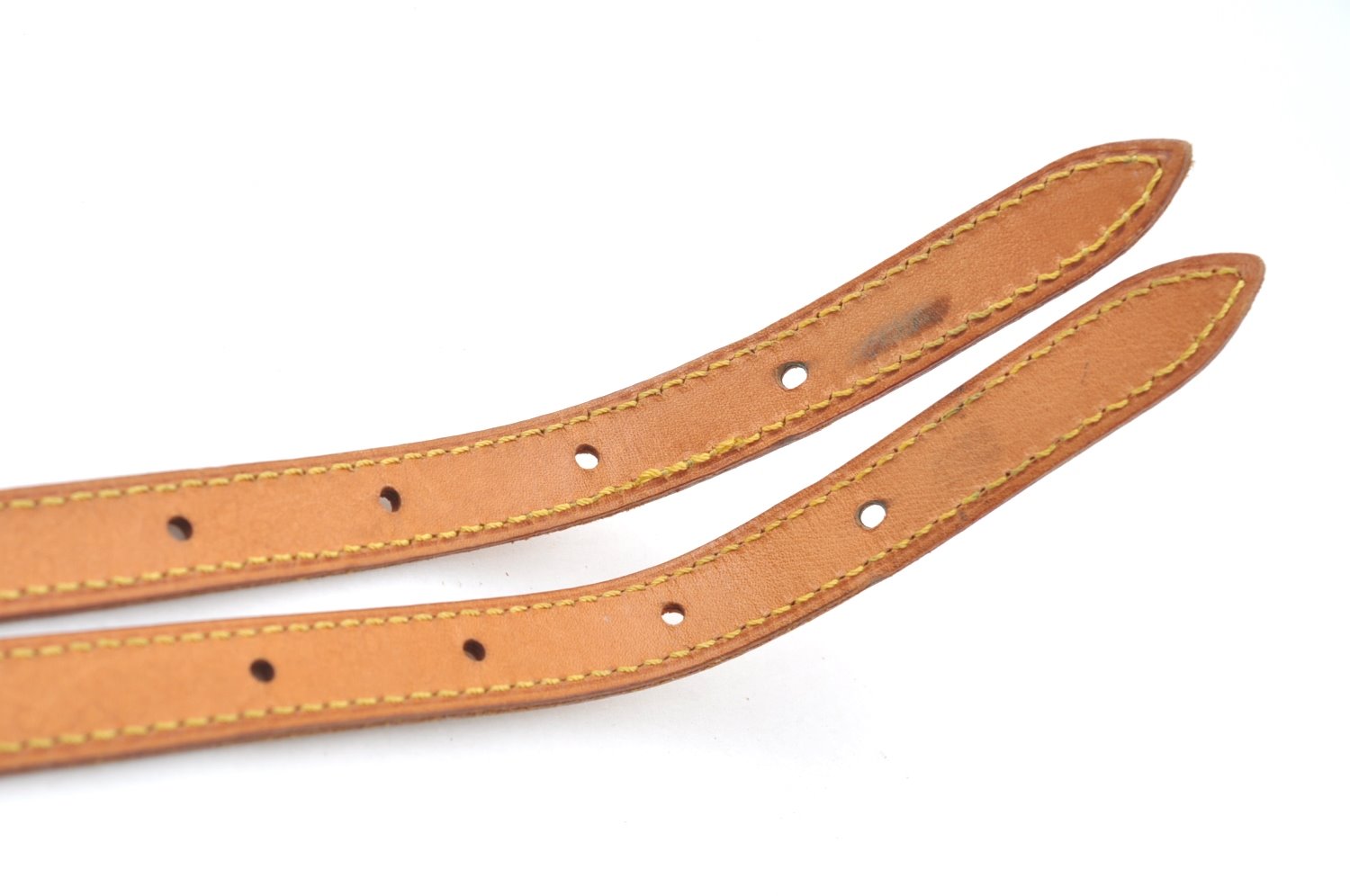 Authentic Louis Vuitton Leather Shoulder Strap For Bucket PM 27.6