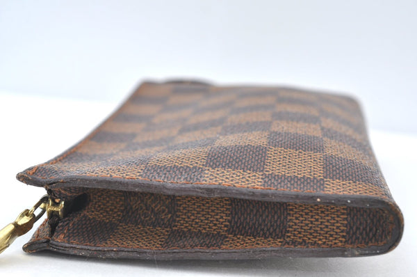 Authentic Louis Vuitton Damier Marais Bucket Pouch Purse Clutch LV K8626