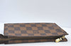 Authentic Louis Vuitton Damier Marais Bucket Pouch Purse Clutch LV K8626
