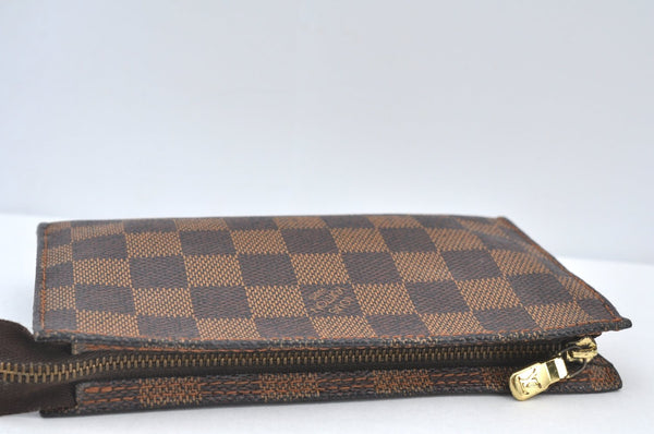 Authentic Louis Vuitton Damier Marais Bucket Pouch Purse Clutch LV K8626