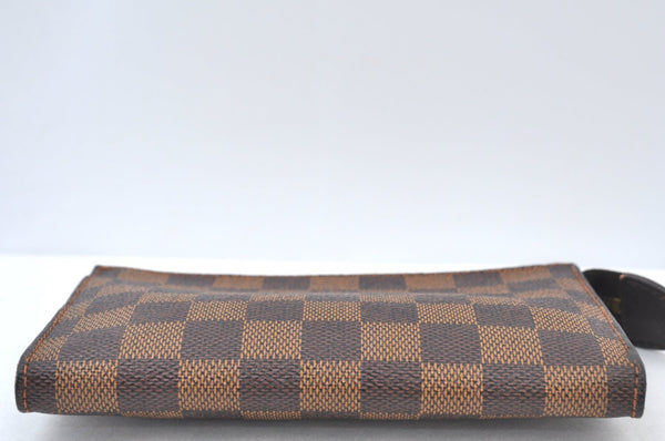 Authentic Louis Vuitton Damier Marais Bucket Pouch Purse Clutch LV K8626