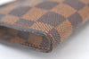 Authentic Louis Vuitton Damier Marais Bucket Pouch Purse Clutch LV K8626