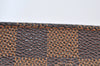 Authentic Louis Vuitton Damier Marais Bucket Pouch Purse Clutch LV K8626