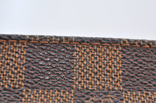 Authentic Louis Vuitton Damier Marais Bucket Pouch Purse Clutch LV K8626