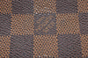 Authentic Louis Vuitton Damier Marais Bucket Pouch Purse Clutch LV K8626