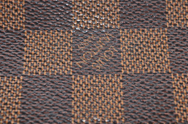 Authentic Louis Vuitton Damier Marais Bucket Pouch Purse Clutch LV K8626