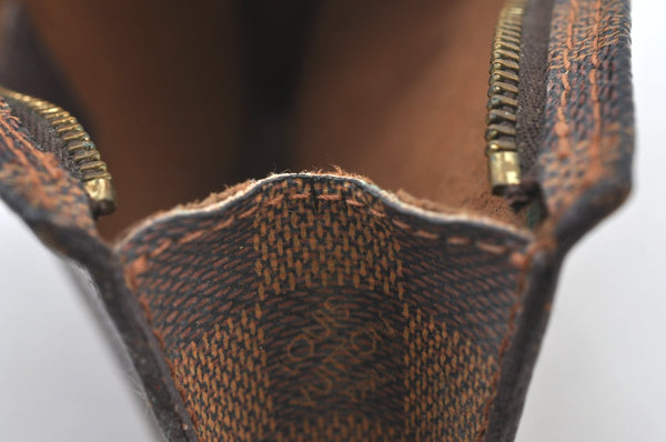 Authentic Louis Vuitton Damier Marais Bucket Pouch Purse Clutch LV K8626