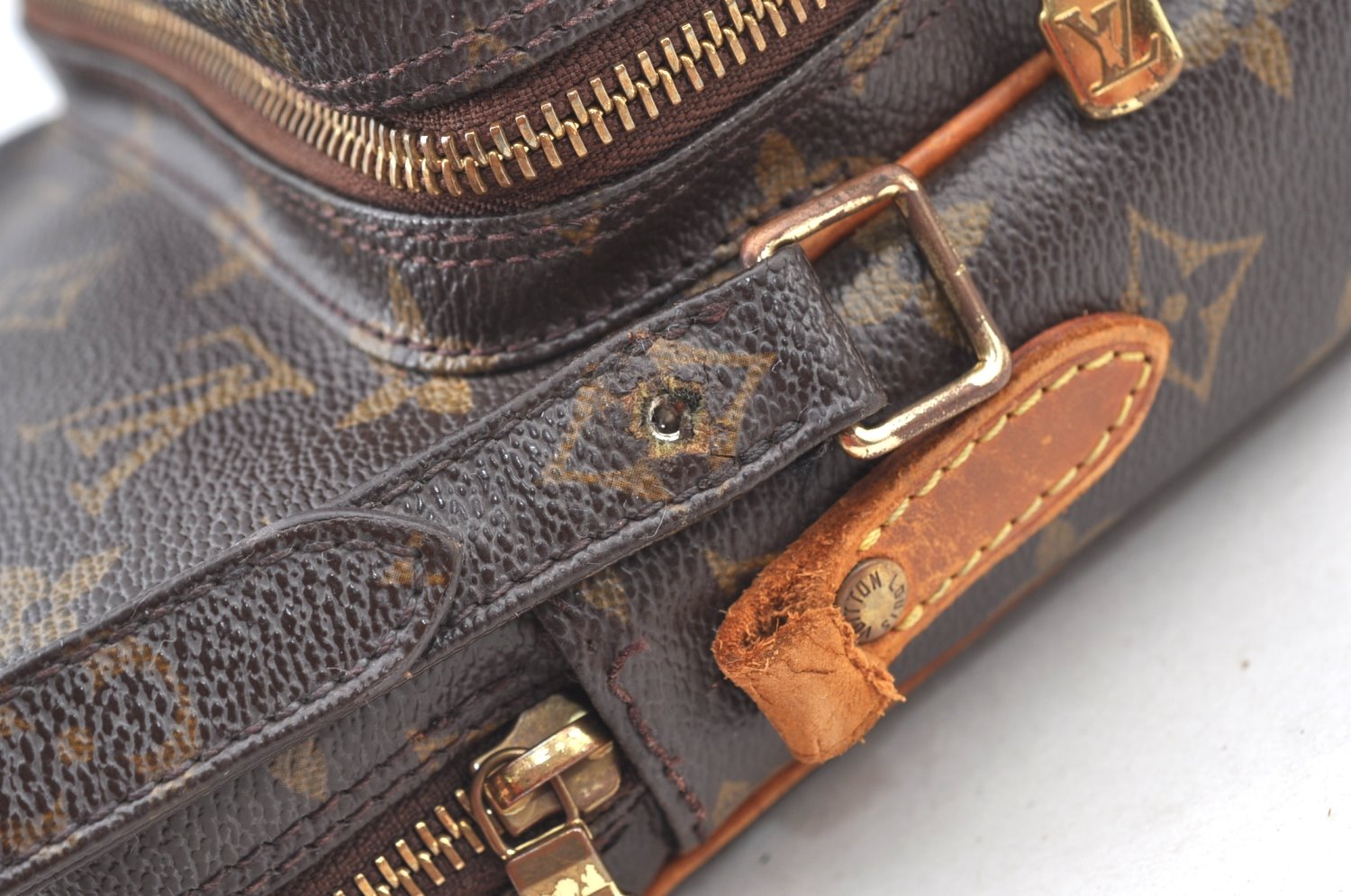 Authentic Louis Vuitton Monogram Amazone Shoulder Cross Bag M45236 LV Junk K8628