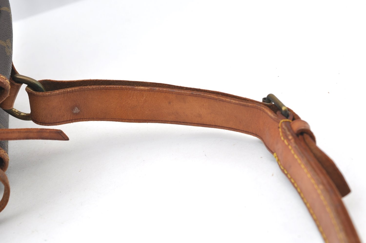 Authentic Louis Vuitton Monogram Noe Shoulder Drawstring Bag M42224 LV K8629