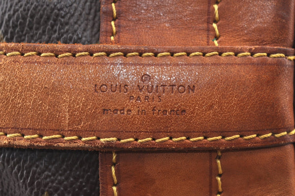 Authentic Louis Vuitton Monogram Noe Shoulder Drawstring Bag M42224 LV K8629