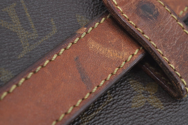 Auth Louis Vuitton Monogram Pochette Pliante Clutch Hand Bag Old Model LV K8630