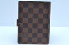 Authentic Louis Vuitton Damier Agenda PM Notebook Cover R20700 LV K8631