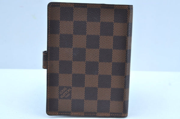 Authentic Louis Vuitton Damier Agenda PM Notebook Cover R20700 LV K8631
