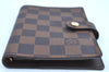 Authentic Louis Vuitton Damier Agenda PM Notebook Cover R20700 LV K8631