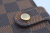 Authentic Louis Vuitton Damier Agenda PM Notebook Cover R20700 LV K8631
