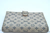 Auth Louis Vuitton Monogram Mini Agenda PM Notebook Cover R20905 Blue LV K8632