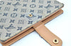 Auth Louis Vuitton Monogram Mini Agenda PM Notebook Cover R20905 Blue LV K8632