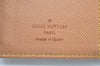 Auth Louis Vuitton Monogram Mini Agenda PM Notebook Cover R20905 Blue LV K8632