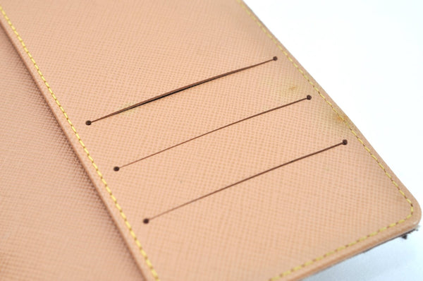 Auth Louis Vuitton Monogram Mini Agenda PM Notebook Cover R20905 Blue LV K8632