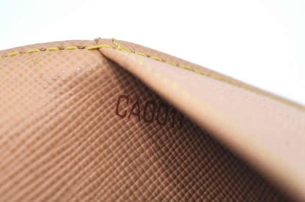 Auth Louis Vuitton Monogram Mini Agenda PM Notebook Cover R20905 Blue LV K8632