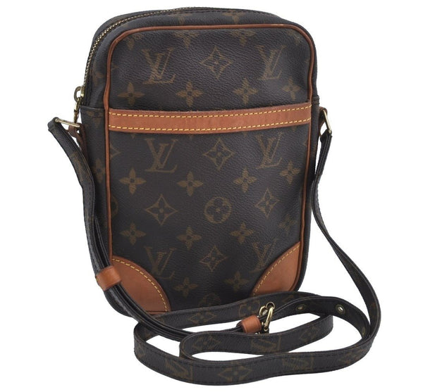 Authentic Louis Vuitton Monogram Danube Shoulder Cross Body Bag M45266 LV K8635