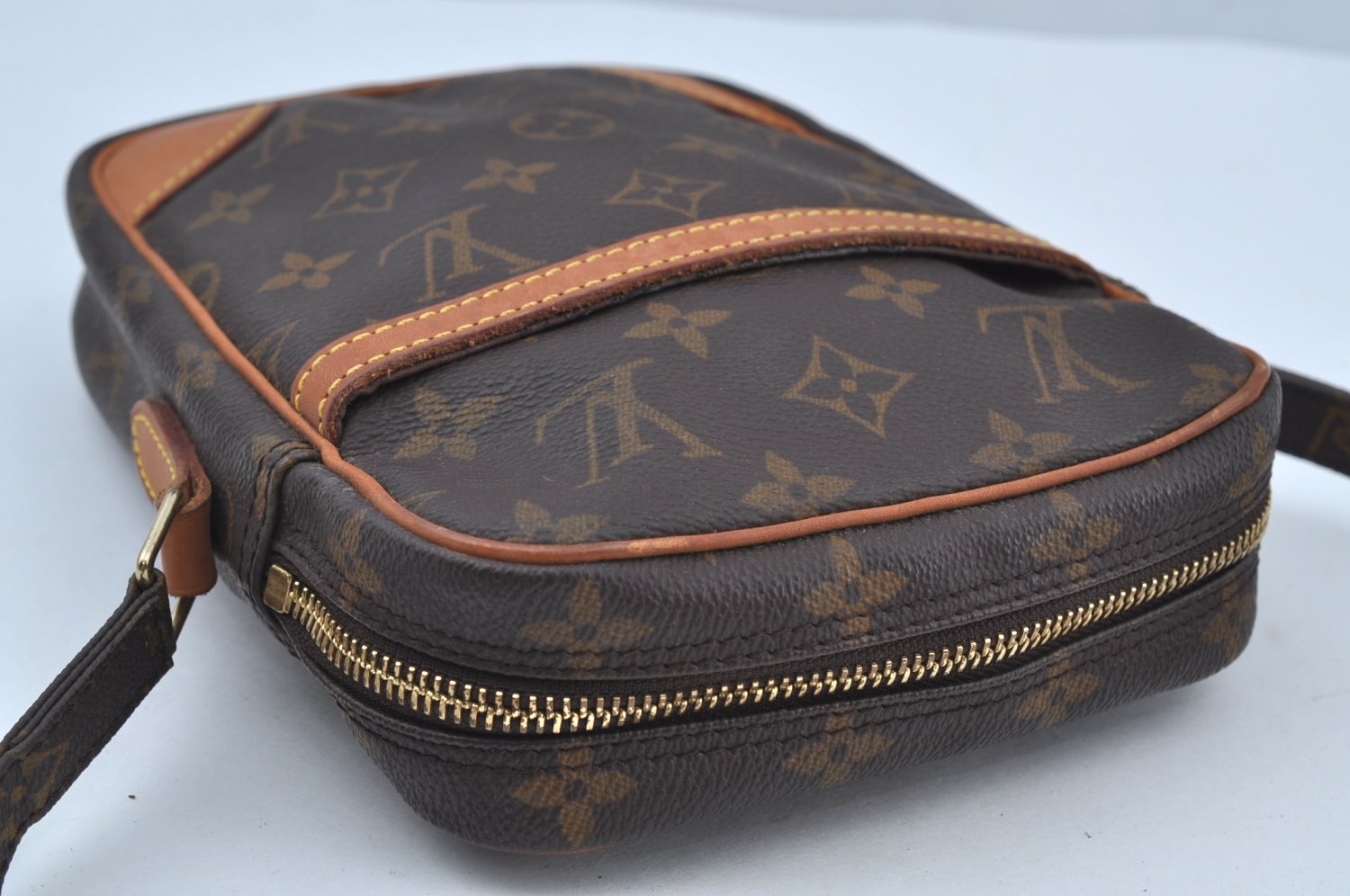 Authentic Louis Vuitton Monogram Danube Shoulder Cross Body Bag M45266 LV K8635