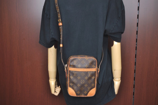Authentic Louis Vuitton Monogram Danube Shoulder Cross Body Bag M45266 LV K8635
