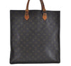 Authentic Louis Vuitton Monogram Sac Plat Hand Tote Bag Old Model LV K8637
