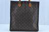 Authentic Louis Vuitton Monogram Sac Plat Hand Tote Bag Old Model LV K8637