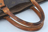 Authentic Louis Vuitton Monogram Sac Plat Hand Tote Bag Old Model LV K8637
