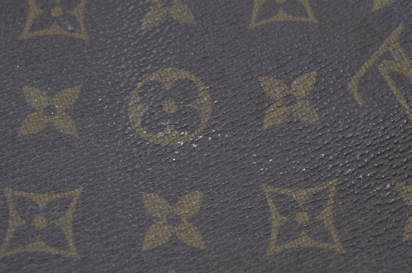 Authentic Louis Vuitton Monogram Sac Plat Hand Tote Bag Old Model LV K8637