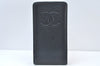 Authentic CHANEL Vintage Caviar Skin iPhone 5 5s Case CoCo Mark Black K8638