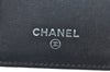 Authentic CHANEL Vintage Caviar Skin iPhone 5 5s Case CoCo Mark Black K8638