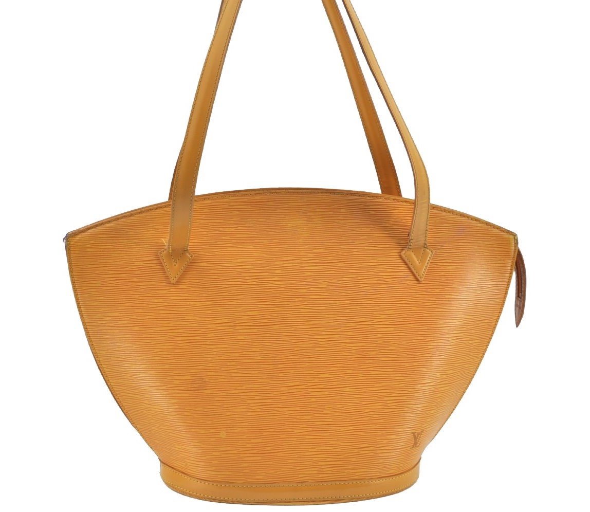 Auth Louis Vuitton Epi Saint Jacques Shopping Shoulder Bag M52269 Yellow K8644