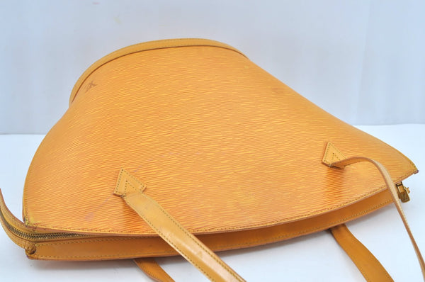 Auth Louis Vuitton Epi Saint Jacques Shopping Shoulder Bag M52269 Yellow K8644