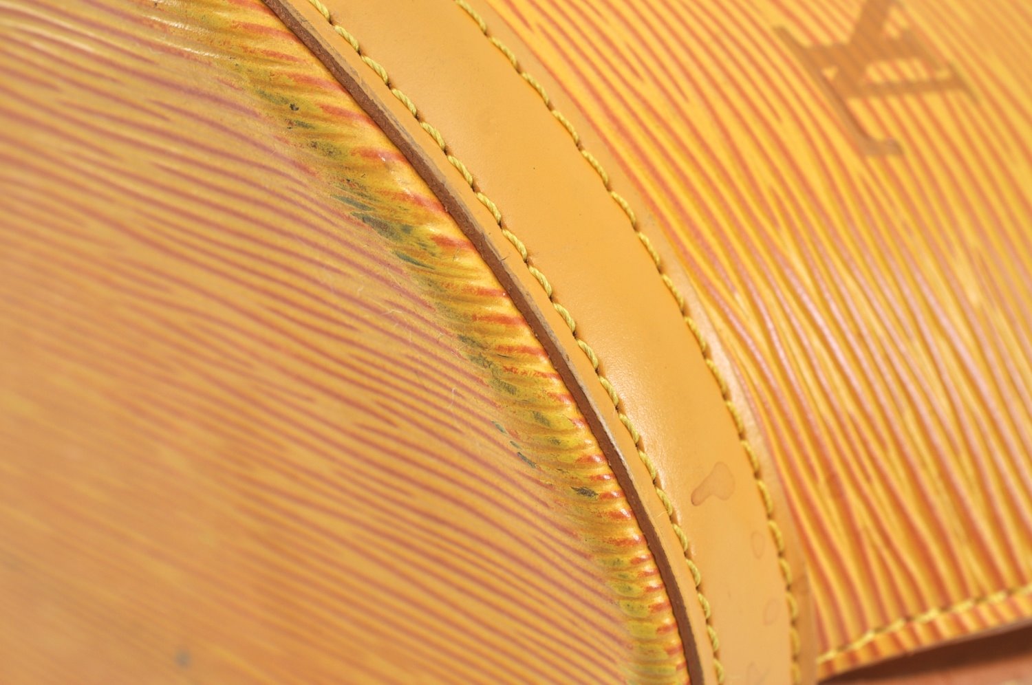 Auth Louis Vuitton Epi Saint Jacques Shopping Shoulder Bag M52269 Yellow K8644