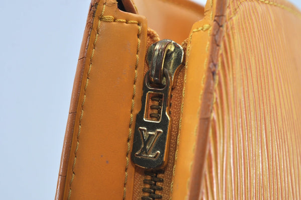 Auth Louis Vuitton Epi Saint Jacques Shopping Shoulder Bag M52269 Yellow K8644