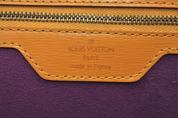 Auth Louis Vuitton Epi Saint Jacques Shopping Shoulder Bag M52269 Yellow K8644
