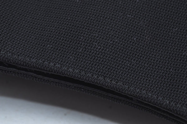 Authentic GUCCI Vintage Shoulder Hand Bag Purse Nylon Enamel 0013297 Black K8648