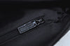 Authentic GUCCI Vintage Shoulder Hand Bag Purse Nylon Enamel 0013297 Black K8648