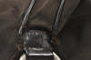 Authentic GUCCI Vintage Bamboo 2Way Shoulder Tote Bag Nylon Leather Brown K8649