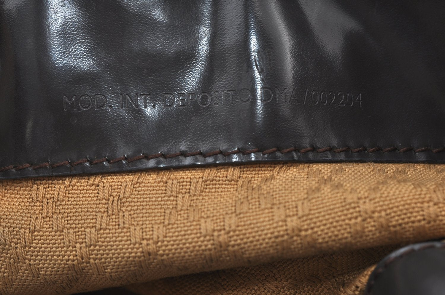 Authentic GUCCI Vintage Bamboo 2Way Shoulder Tote Bag Nylon Leather Brown K8649