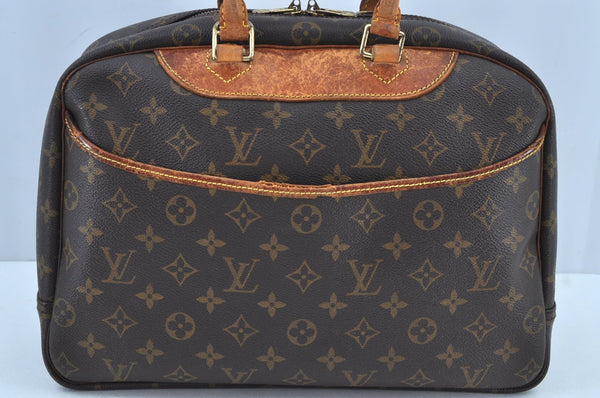 Authentic Louis Vuitton Monogram Deauville Hand Bag M47270 LV K8661