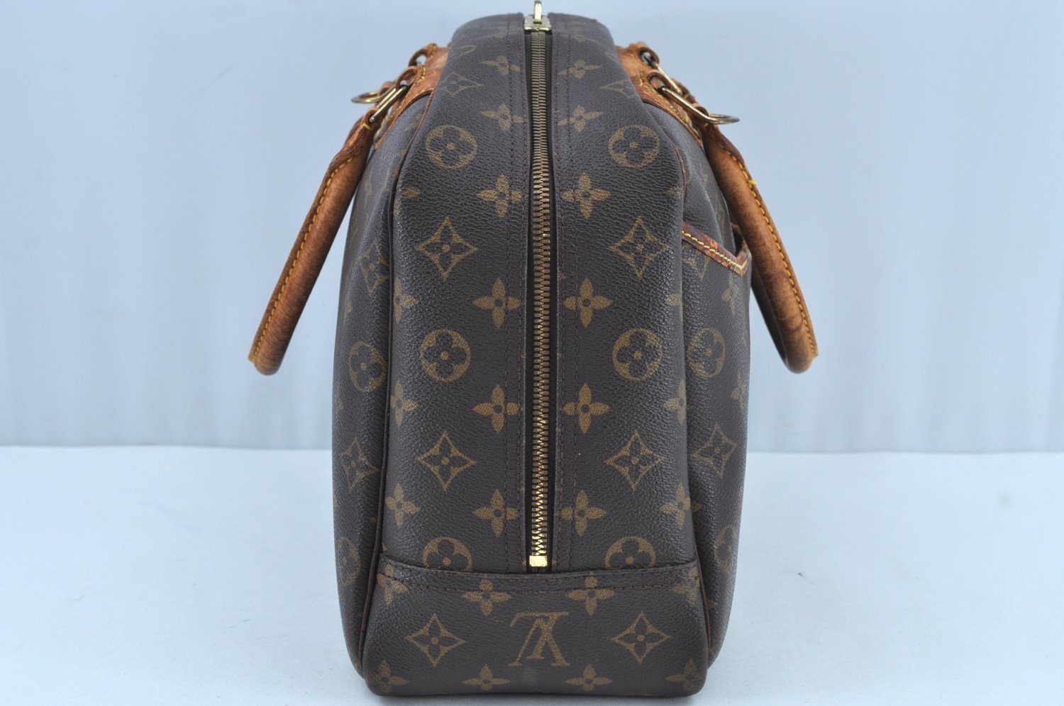 Authentic Louis Vuitton Monogram Deauville Hand Bag M47270 LV K8661