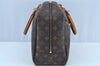 Authentic Louis Vuitton Monogram Deauville Hand Bag M47270 LV K8661